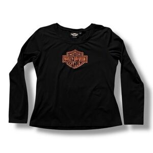 Women’s Harley-Davidson Rhinestone Embellished Long Sleeve Shirt